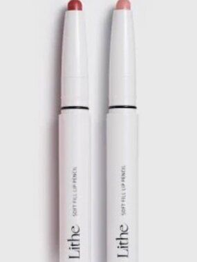 Lithe Soft Fill Lip Pencil Duo in Dusk & Scarlet